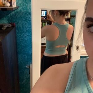 Teal Racerback Tank Top